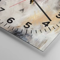 Clock face with numbers