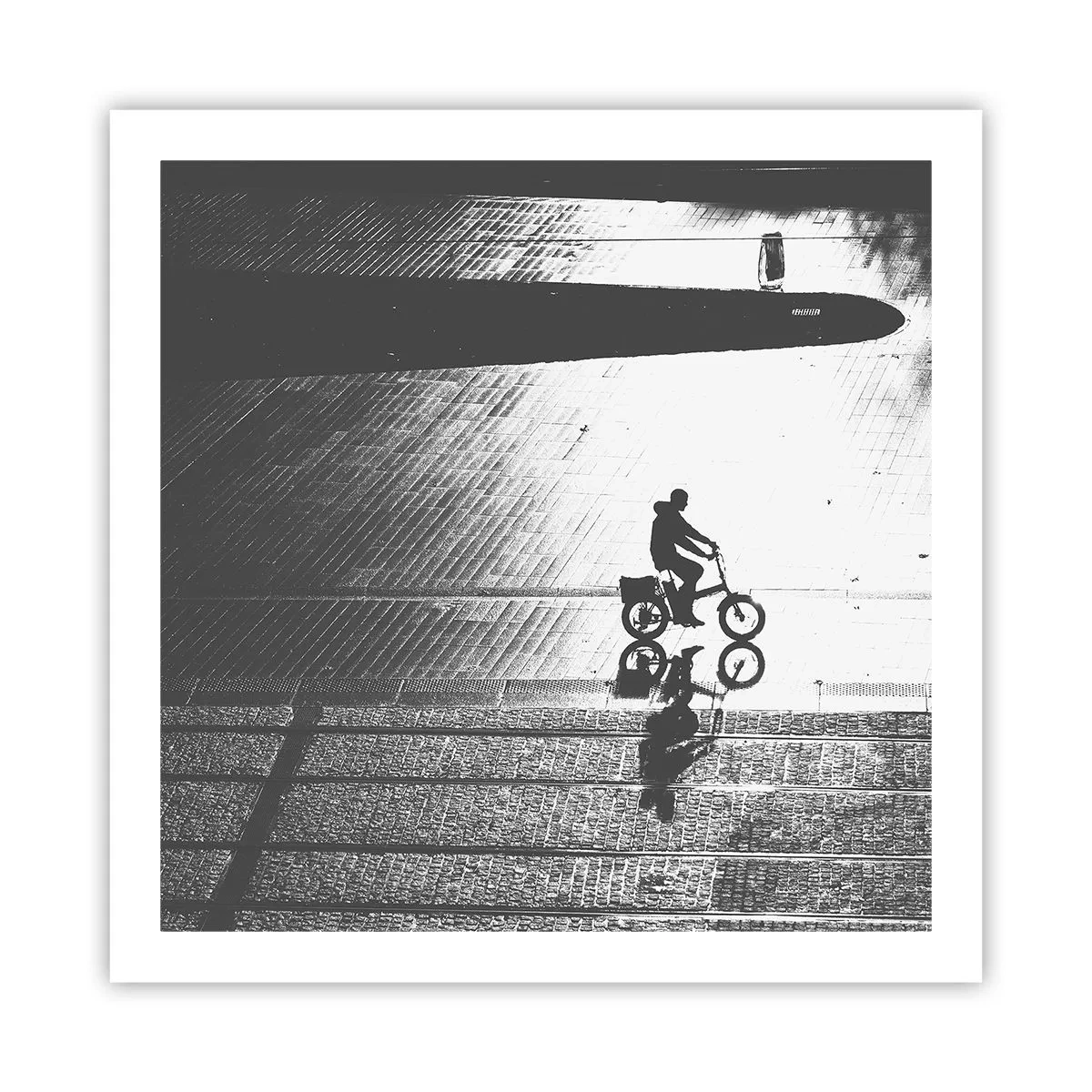 Poster - Straight ahead, through the City - 60x60 cm