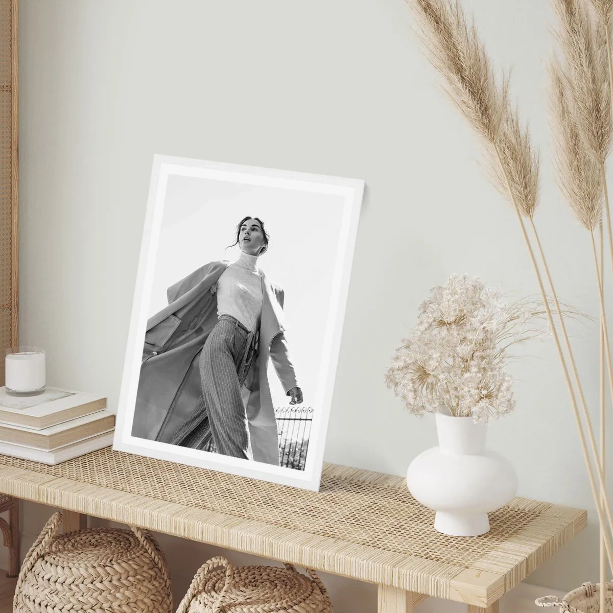 Poster in white frmae - Are You Coming With Me? - 50x70 cm
