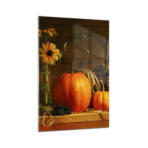 Glass picture - Rustic Composition - Fruit of Autumn - 70x100 cm