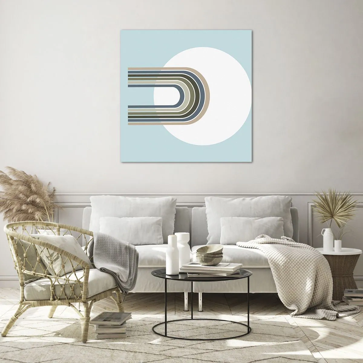 Glass picture - Irresistible Attraction - 50x50 cm