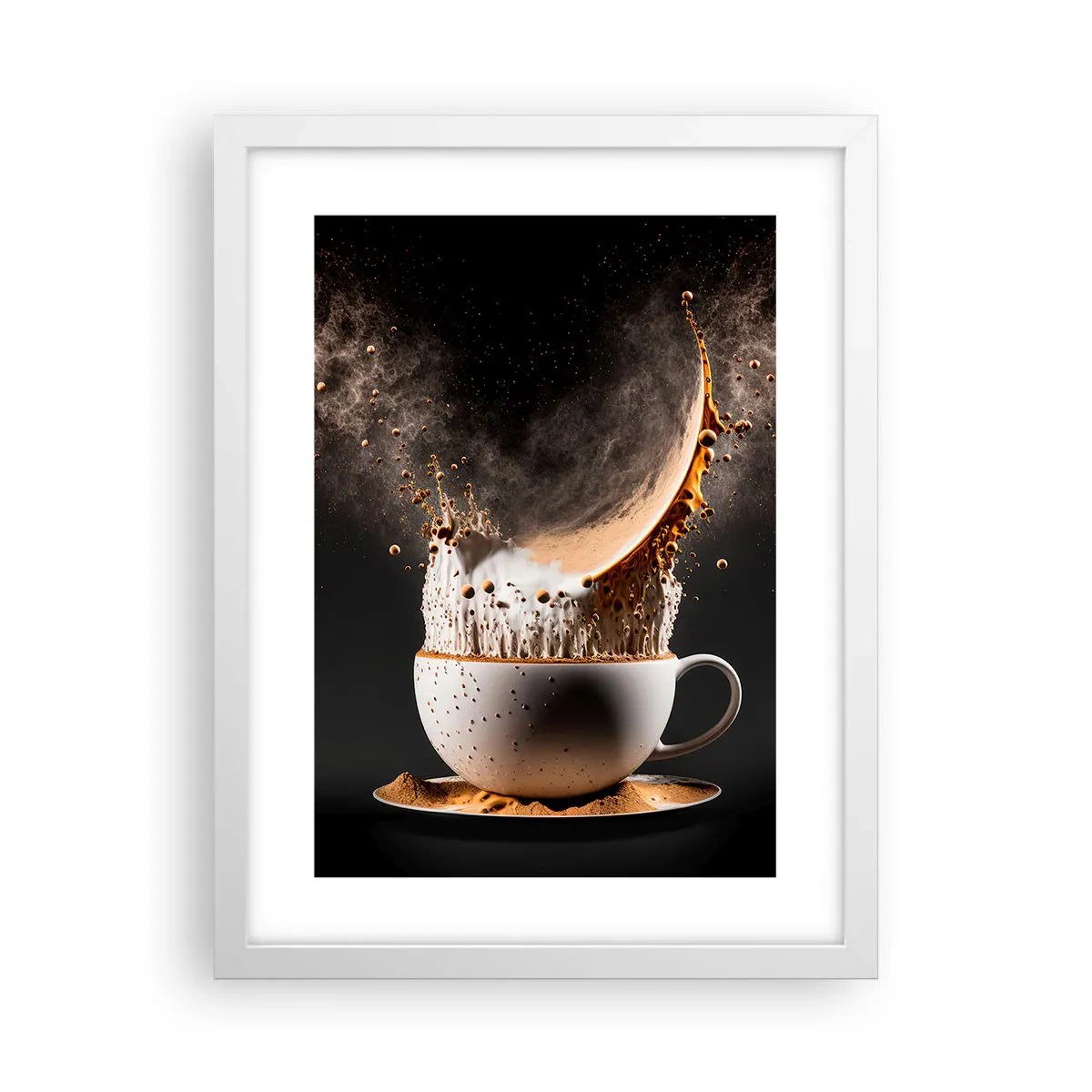 Poster in white frmae - Explosion of Flavour - 30x40 cm