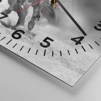 Clock face with numbers