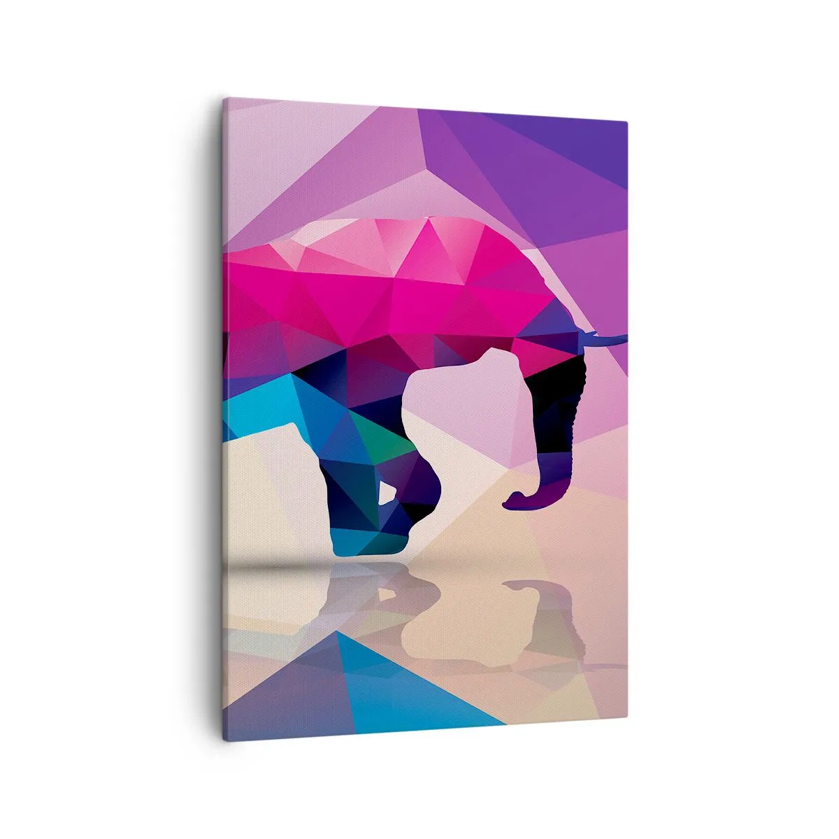 Canvas picture - Crystal Dinosaur - 50x70 cm