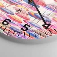 Clock face with numbers