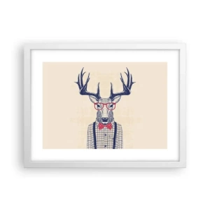 Poster in white frmae - Fun Extravagance - 40x30 cm