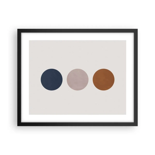 Poster in black frame - Symbol of Perfection - 50x40 cm