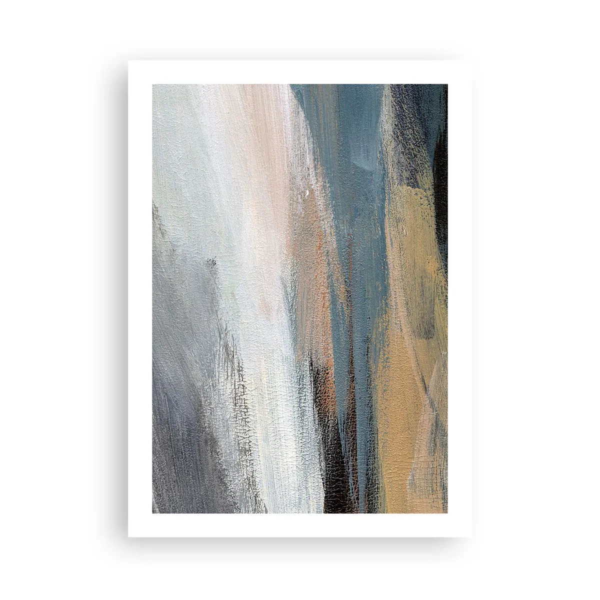 Poster - Abstract: Northern Landscsape - 50x70 cm
