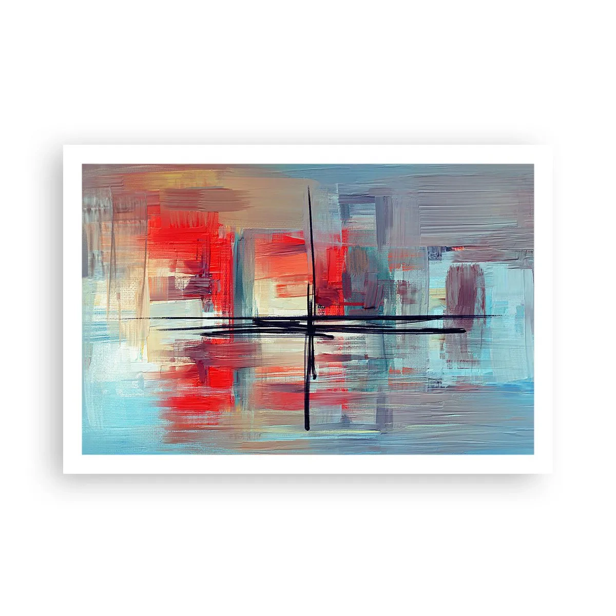 Poster - Landscape in a foreign Dimension - 91x61 cm