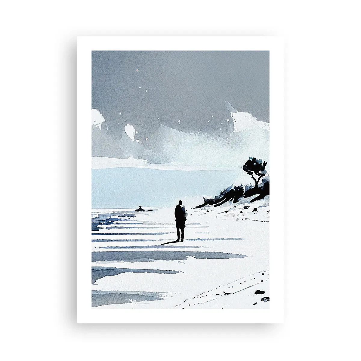 Poster - All Alone - 50x70 cm