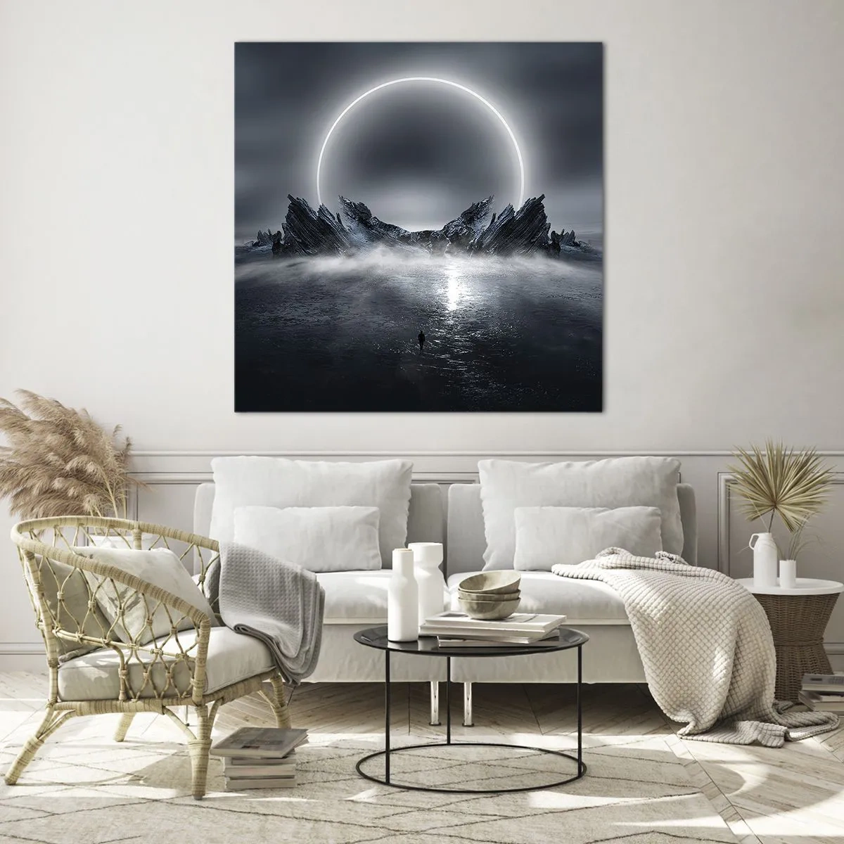 Glass picture - The End of a Story - 50x50 cm