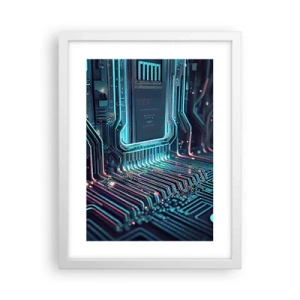 Poster in white frmae - I Was Just Thinking… - 30x40 cm