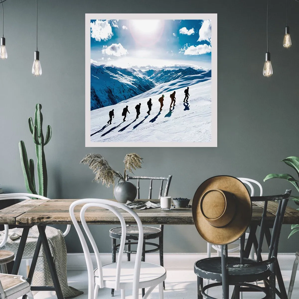 Poster - Team of Conquerors - 30x30 cm