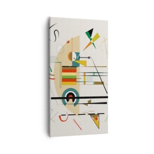 Canvas picture - And the World Laughs - 55x100 cm