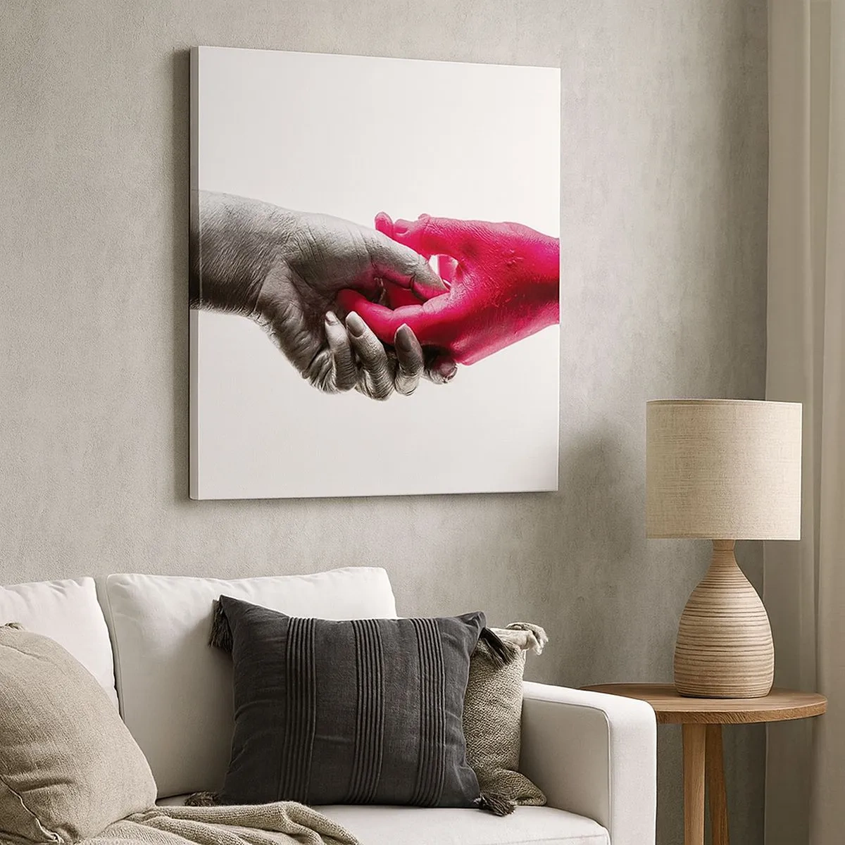 Canvas picture - Together, although Different - 30x30 cm