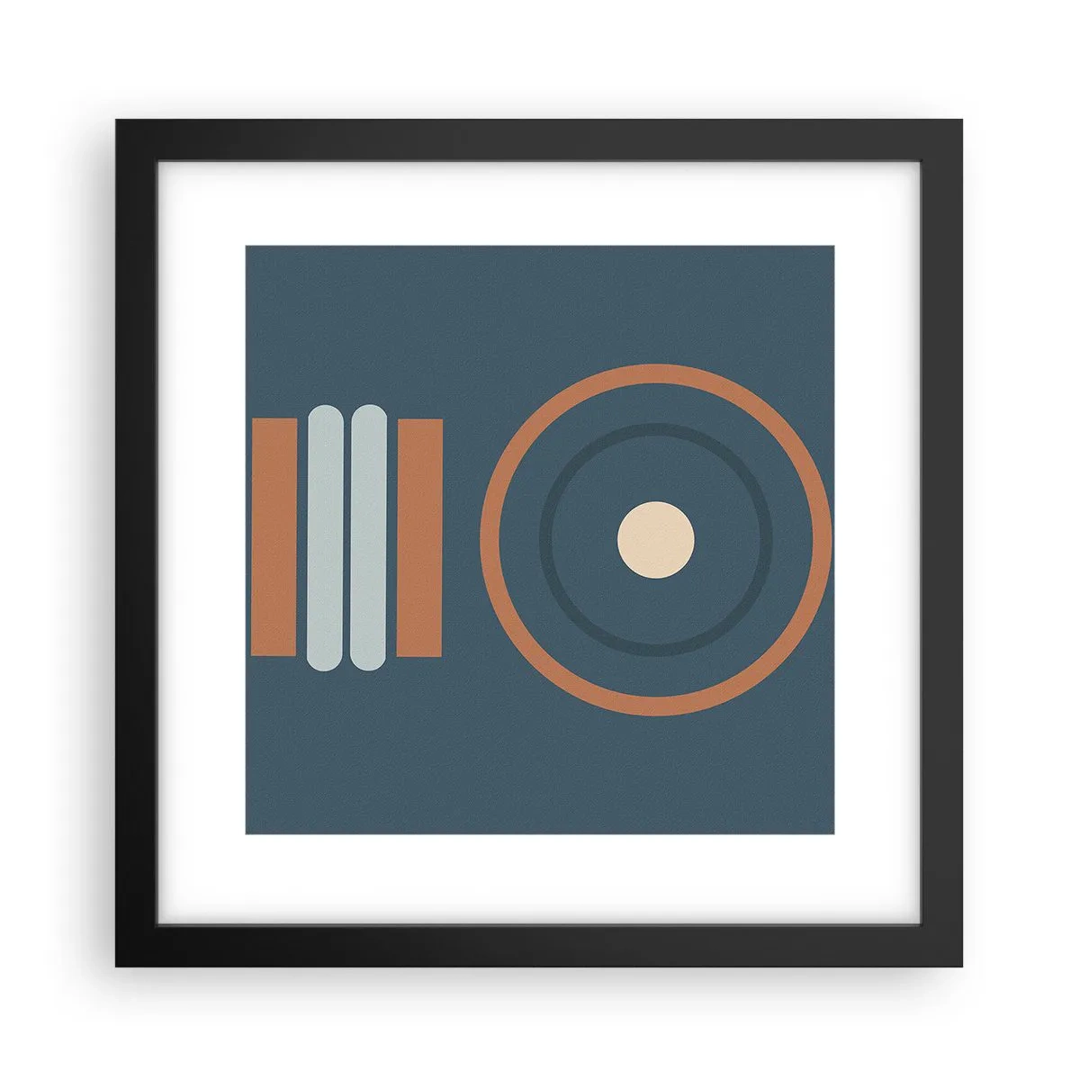 Poster in black frame - The Matter of Things - 30x30 cm