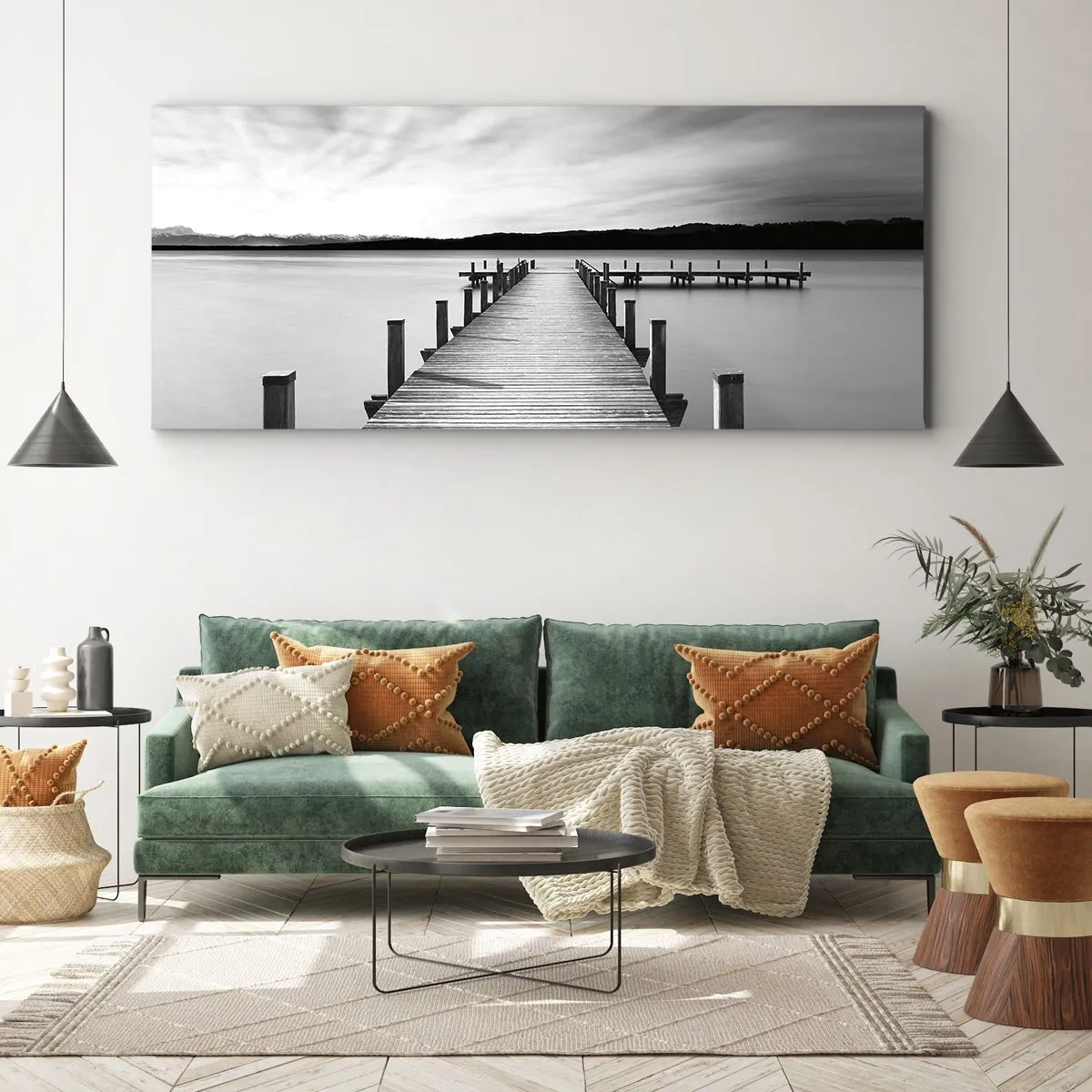 Canvas picture - Lake of Peace - 100x40 cm
