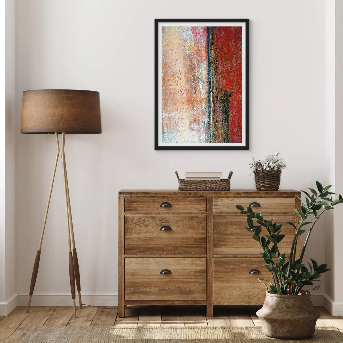 Poster in black frame - Might Be the Sea - 40x50 cm