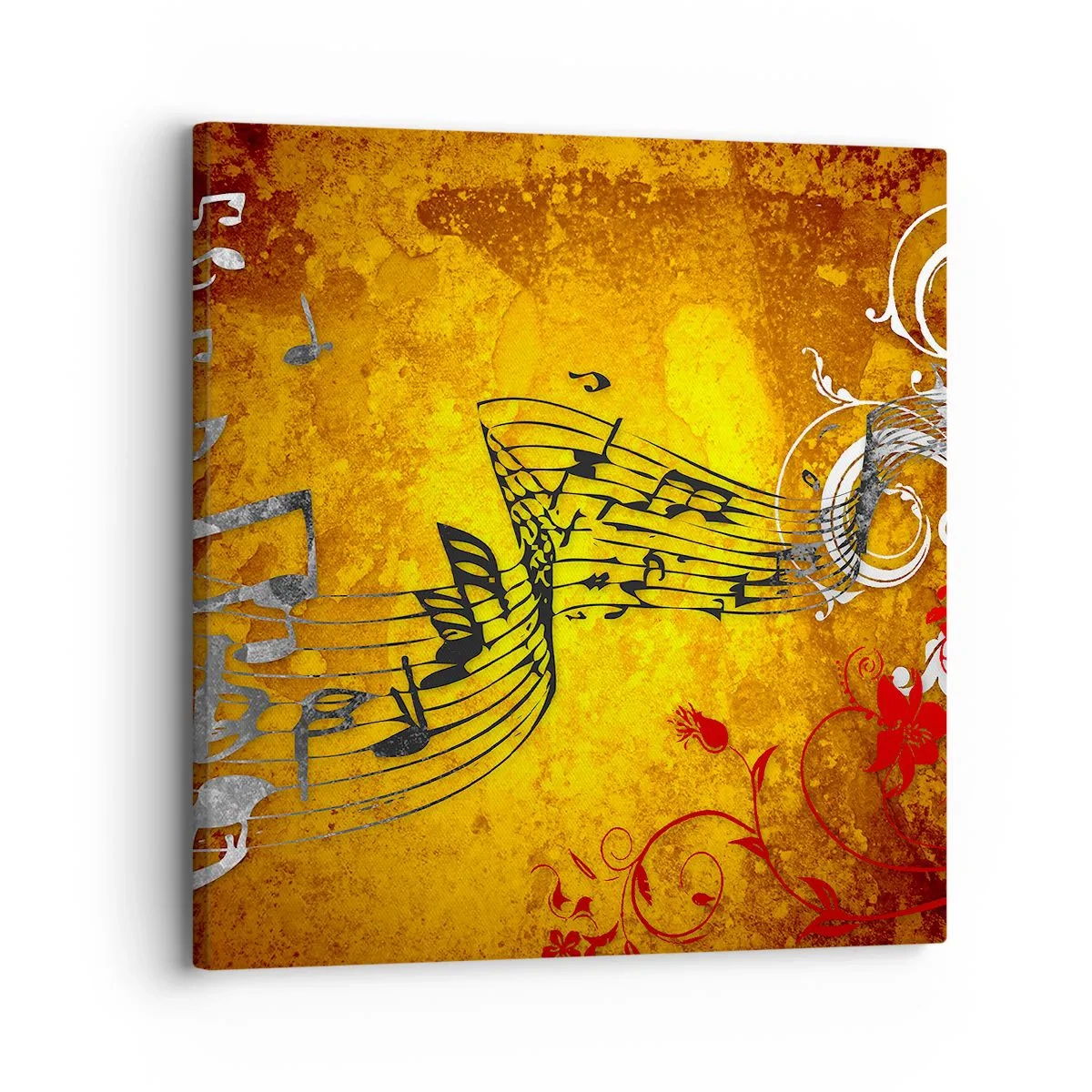 Canvas picture - Let the Music Flow - 30x30 cm