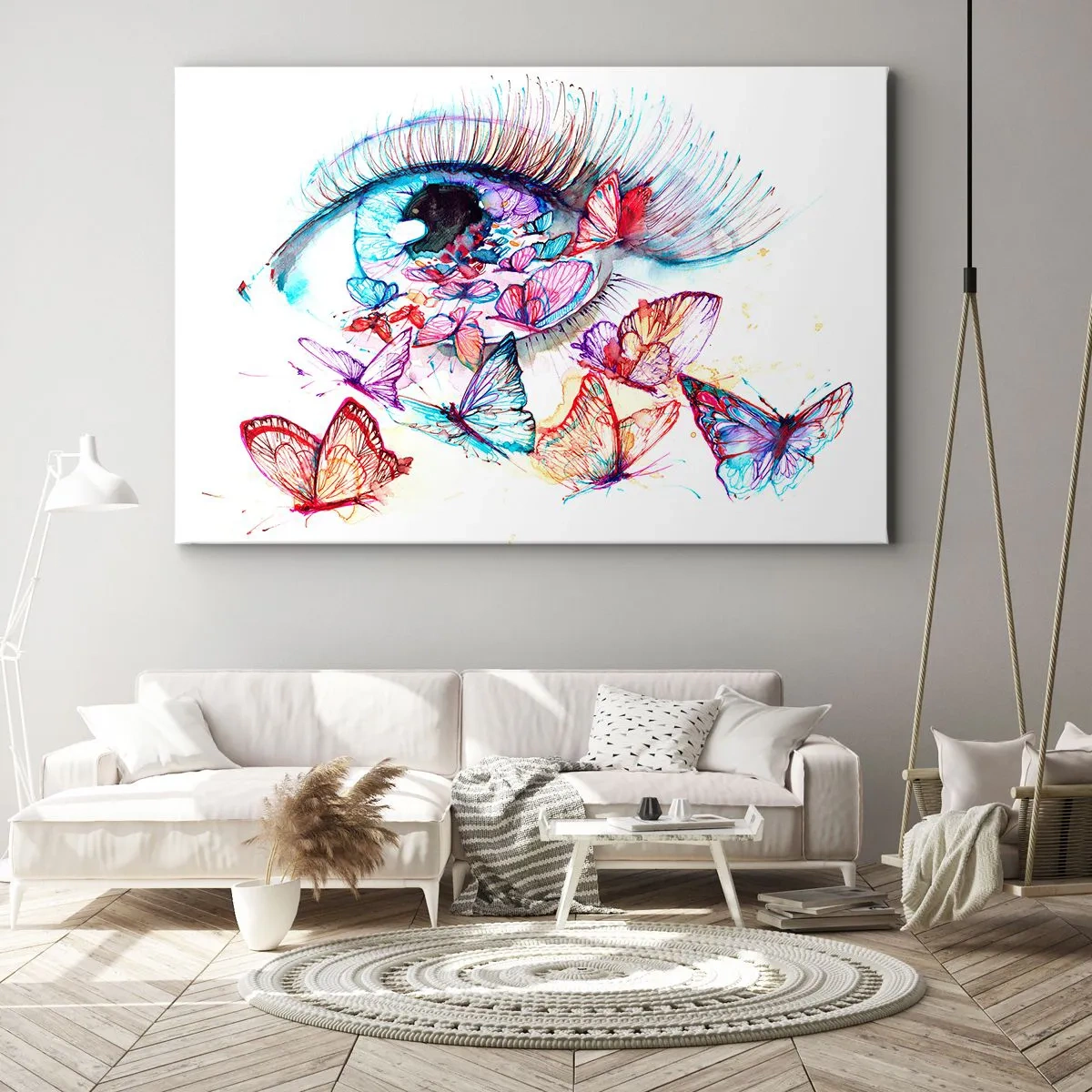 Canvas picture - Fairytale Charm of the Eyes - 100x70 cm