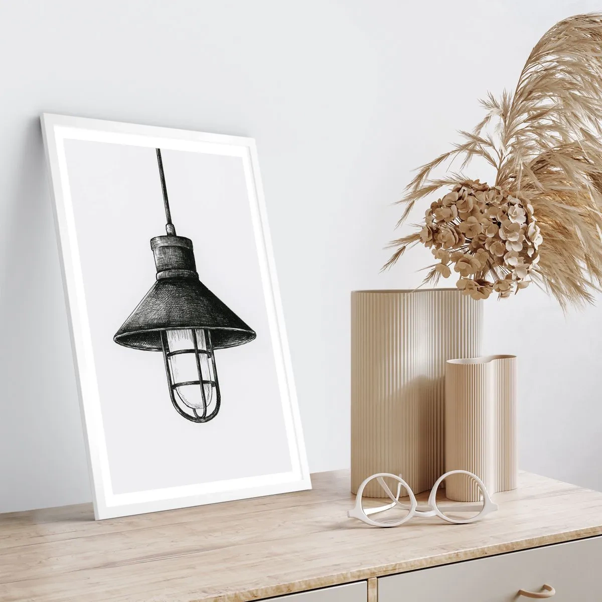 Poster in white frmae - Like In the Old Days… - 70x100 cm