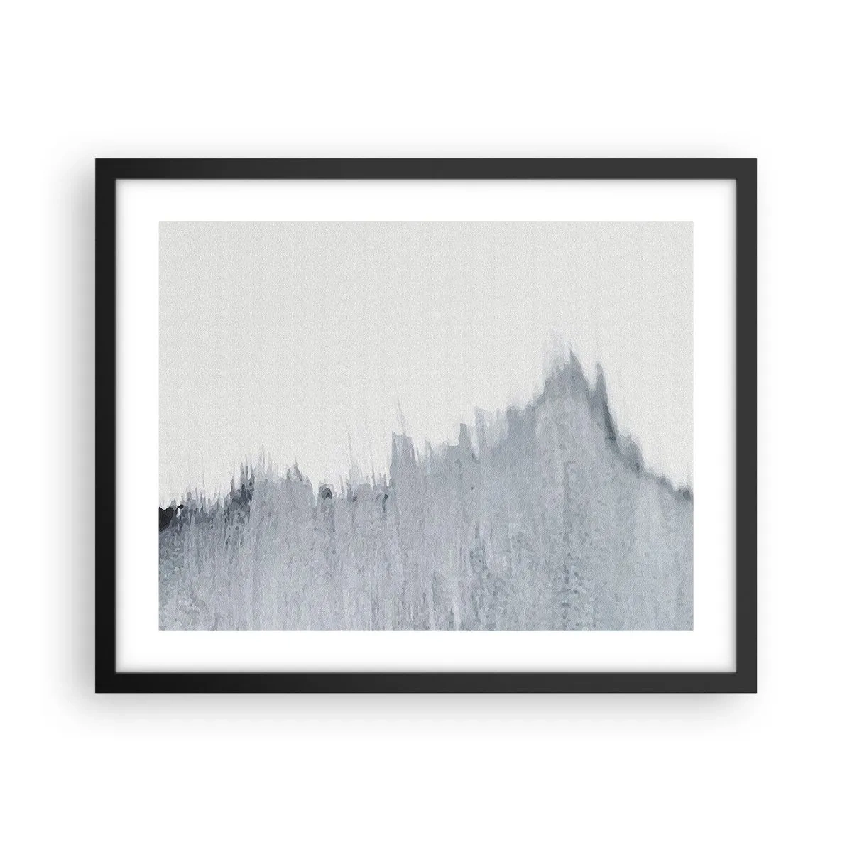 Poster in black frame - Mysterious Writing - 50x40 cm