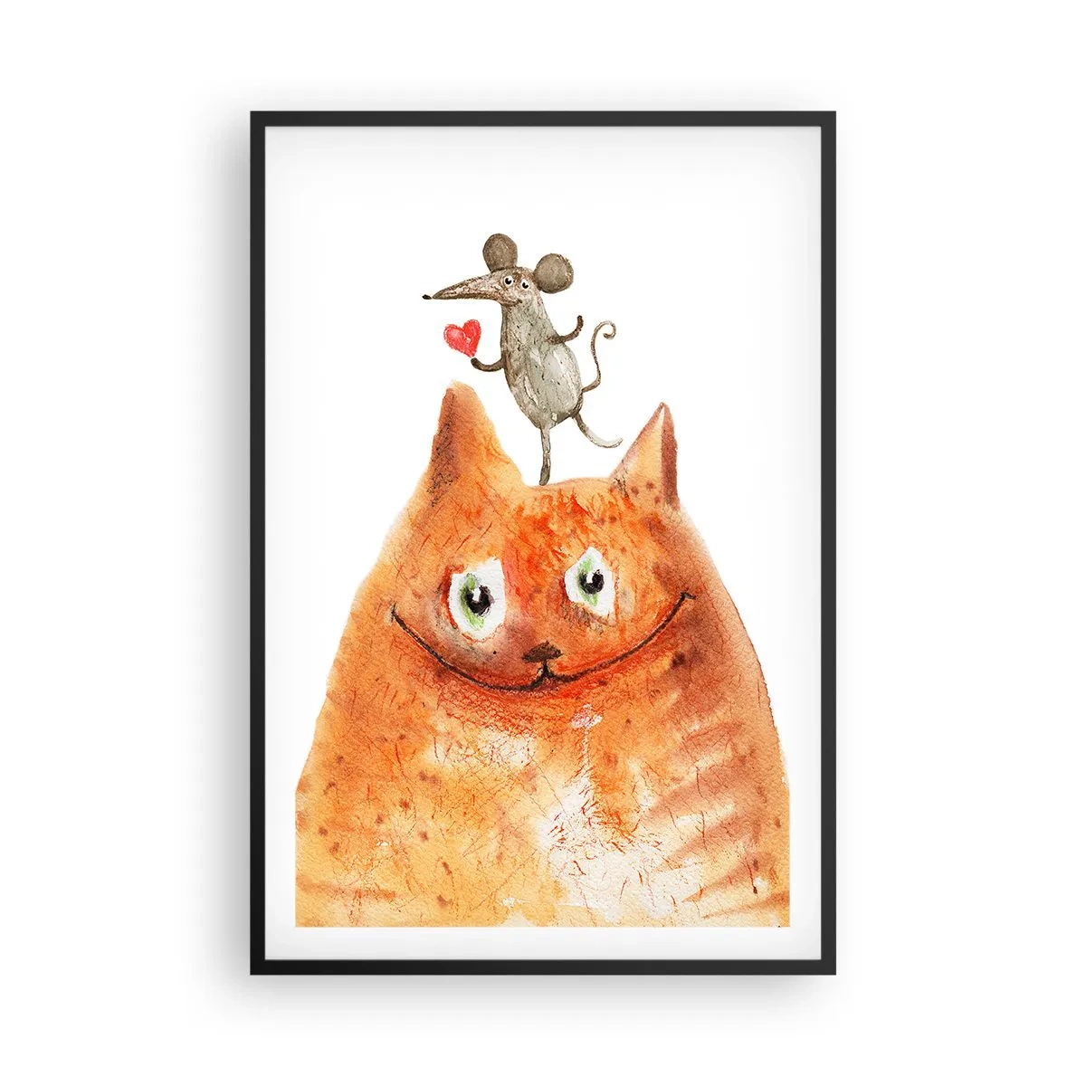 Poster in black frame - Love Paradoxes - 61x91 cm