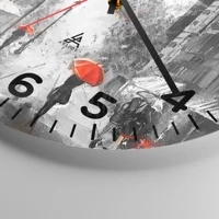 Clock face with numbers