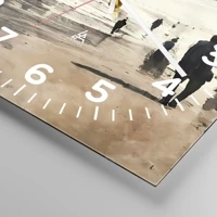 Clock face with numbers