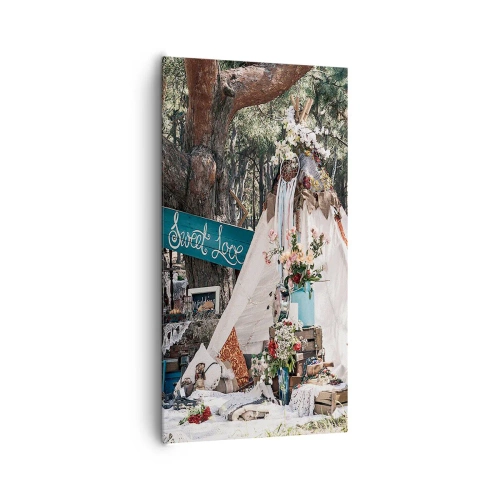 Canvas picture - Make Love… - 65x120 cm