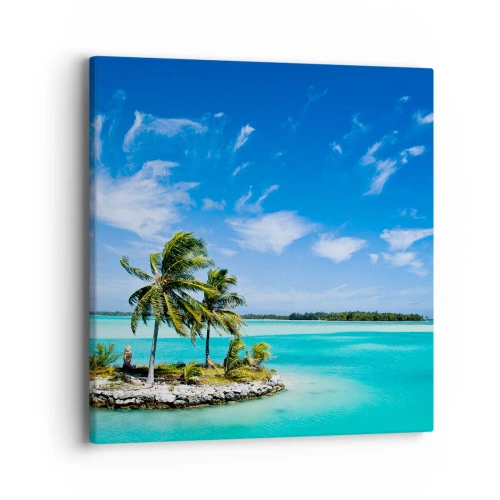 Canvas picture - Paradise on Earth - 40x40 cm