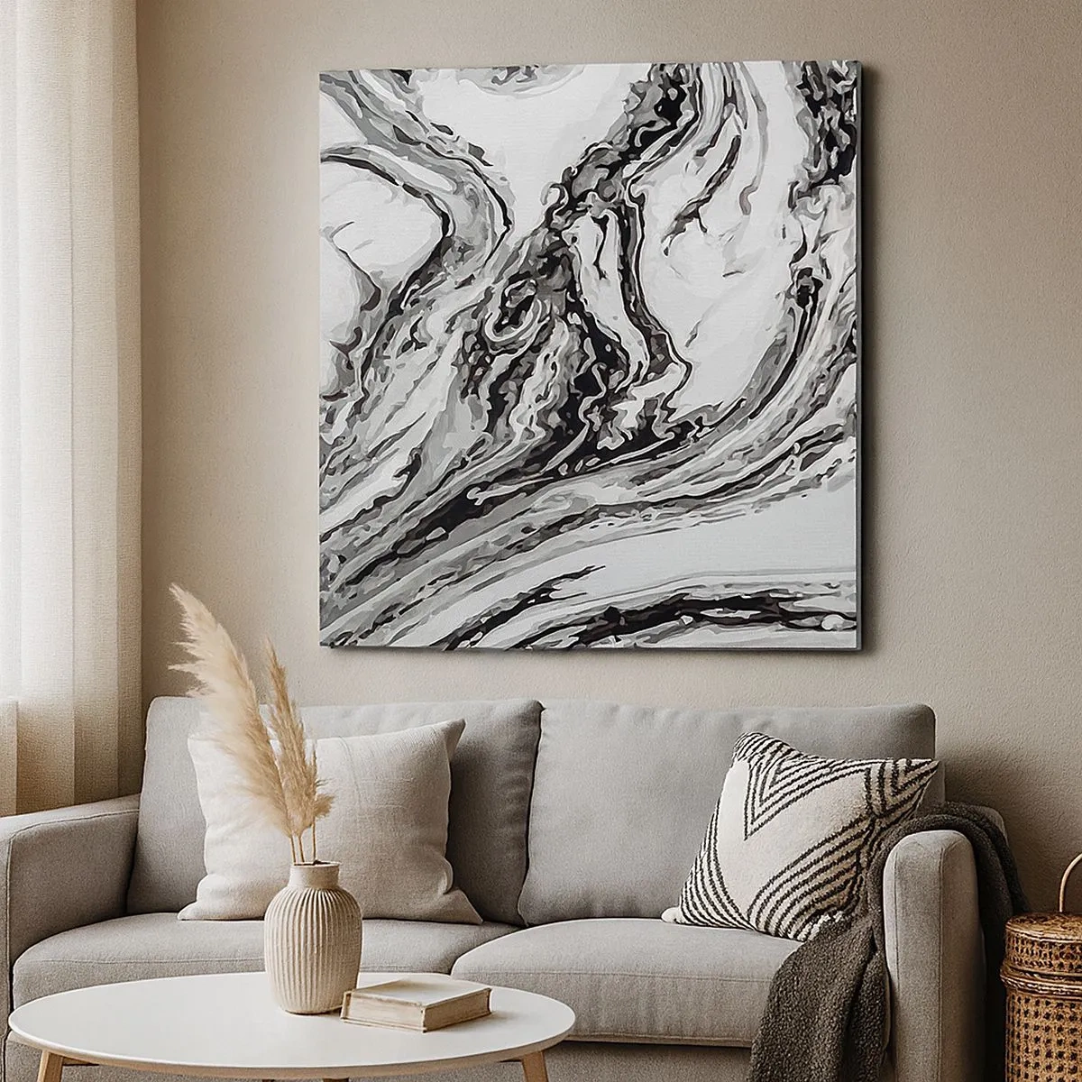 Canvas picture - At the Beginning There Was Chaos - 30x30 cm