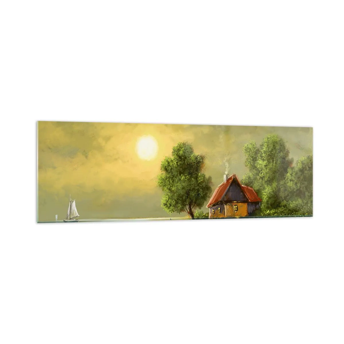 Glass picture - Pretty As a Picture - 160x50 cm