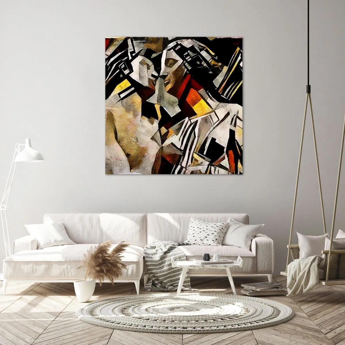 Canvas picture - Kiss Of A Statue - 40x40 cm