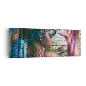 Canvas picture - Mother Nature in the Jungle - 140x50 cm