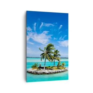Canvas picture - Paradise on Earth - 80x120 cm