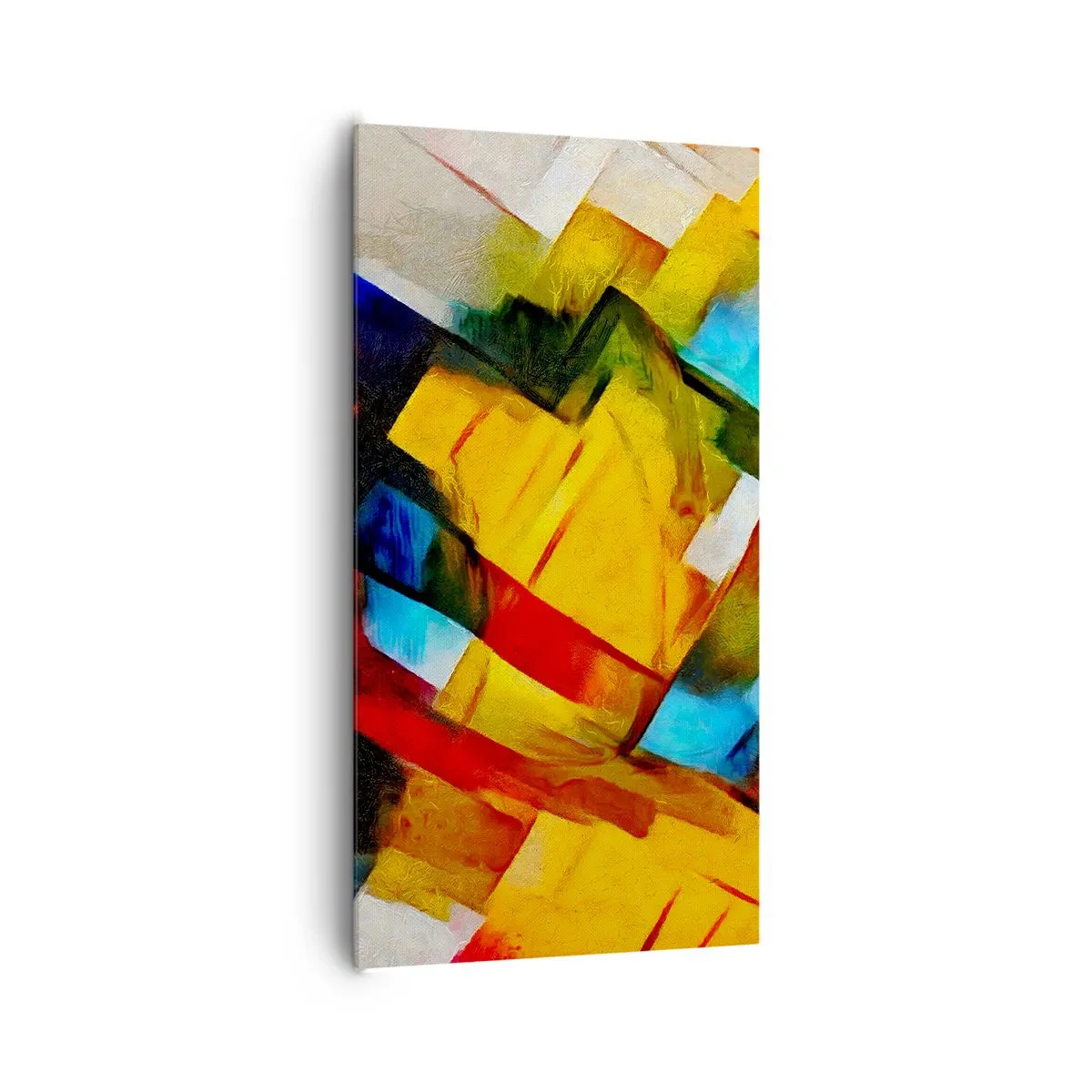 Canvas picture - Colourful Quilt - 65x120 cm