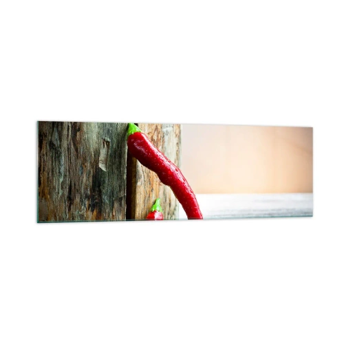 Glass picture - Red Hot Chilli Peppers - 160x50 cm
