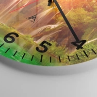 Clock face with numbers