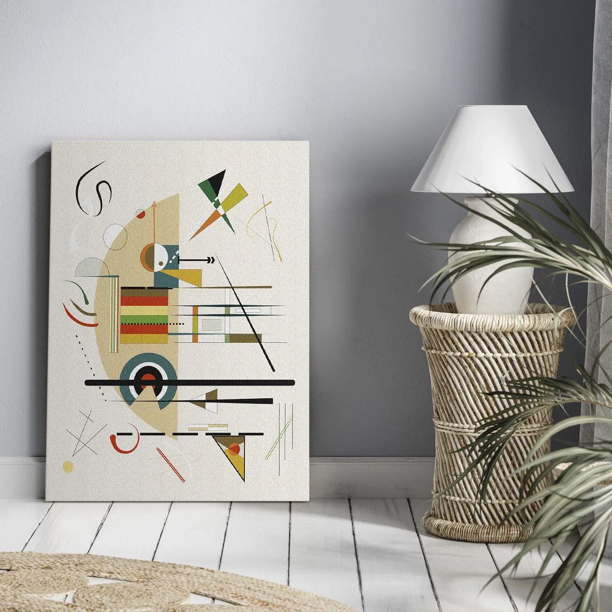 Canvas picture - And the World Laughs - 50x70 cm