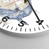 Clock face with numbers