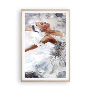 Poster in light oak frame - Delicate and Light As a Tulle - 61x91 cm