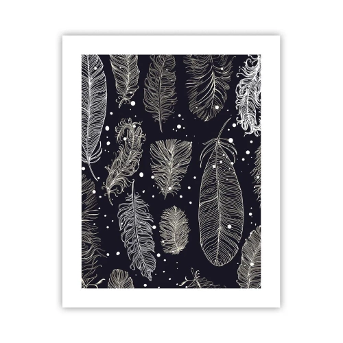 Poster - Feathery Lace - 40x50 cm