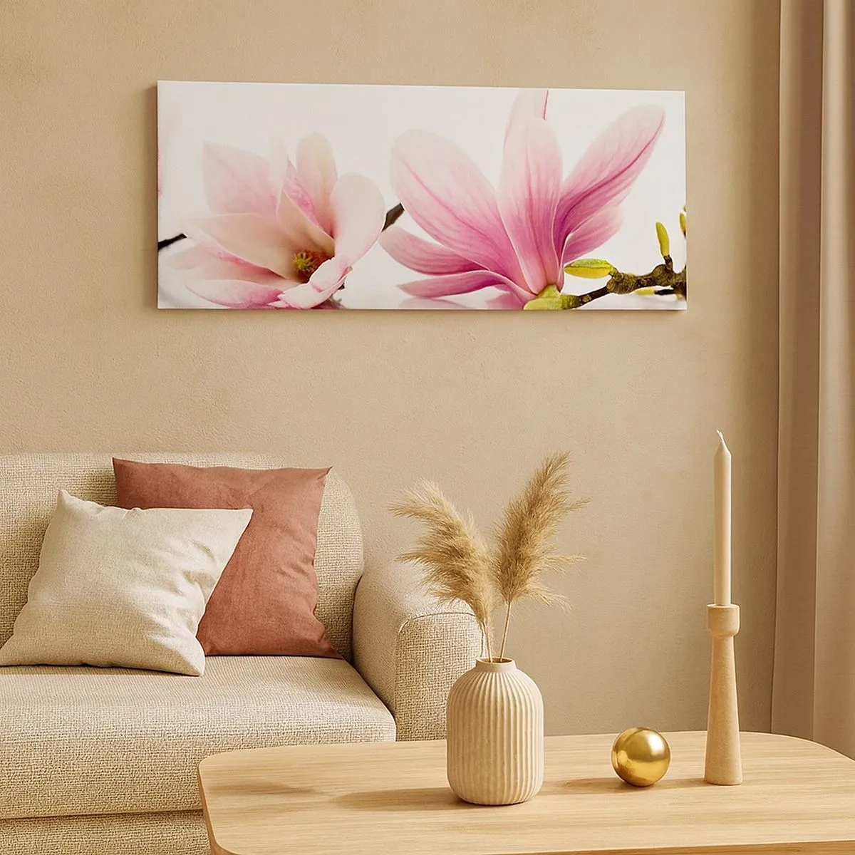 Canvas picture - Delicate Like a Spring Breeze - 100x40 cm