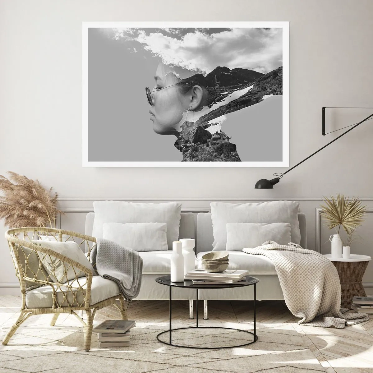 Poster - Cloudy Portrait - 91x61 cm