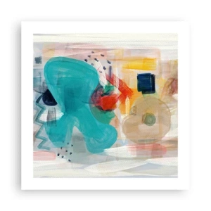 Poster - Colourful Game - 50x50 cm