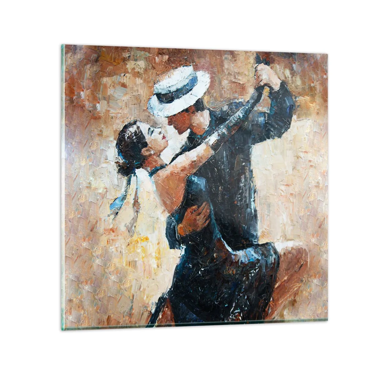 Glass picture - Rudolf Valentino Style - 70x70 cm