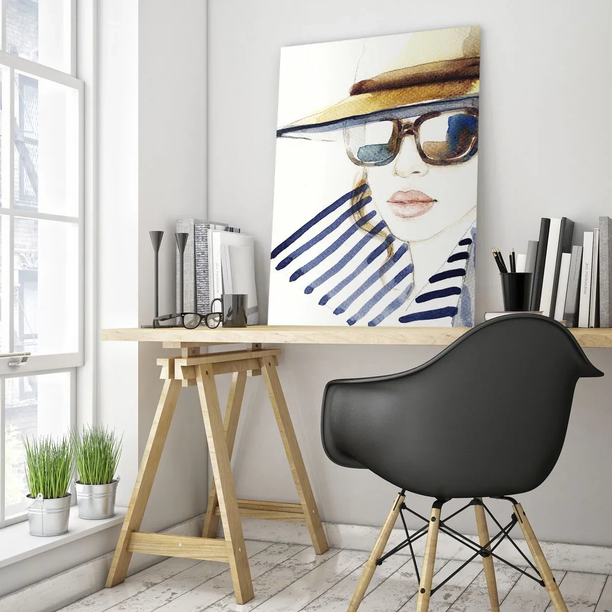 Glass picture - Welcome to Florida! - 50x70 cm