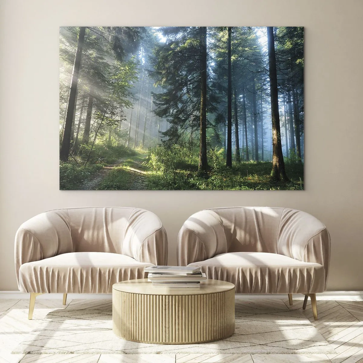 Glass picture - Radiant at Dawn - 100x70 cm