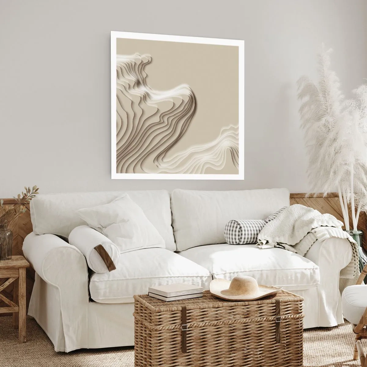 Poster - Topography of Art. - 60x60 cm